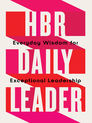cover image of HBR Daily Leader